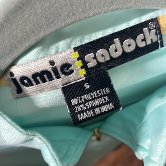 Two-Tone Polo Shirt with Studded Detail - Picture 6 of 7